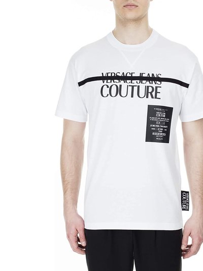 Versace Jeans Couture Men's White e Logo Short Sleeve T-Shirt product