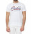 Men Cotton Script Logo T-Shirt - White
