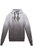Men Logo Hooded Pullover Sweatshirt - Ombre Grey