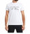 Men's Metallic Logo Short Sleeve T-Shirt - White/Silver