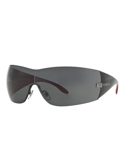 Versace Wrap Plastic Sunglasses With Grey Lens product