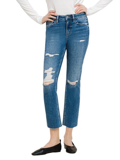 Vervet Denim Consistent - High Rise Slim Straight Jeans product