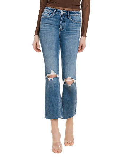 Vervet Denim Feasibly - High Rise Clean Cut Hem Cropped Flare Jeans product