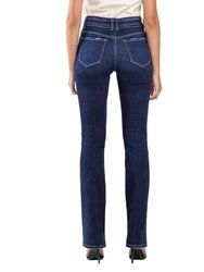 High Rise Double Binded Waistband Bootcut Jeans