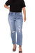 Plus Size Straight Jean In Denim - Denim