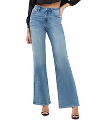 Righteously - High Rise Wide Leg Jeans - Medium