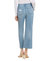 Shiny - Mid Rise Cropped Wide Leg Jeans