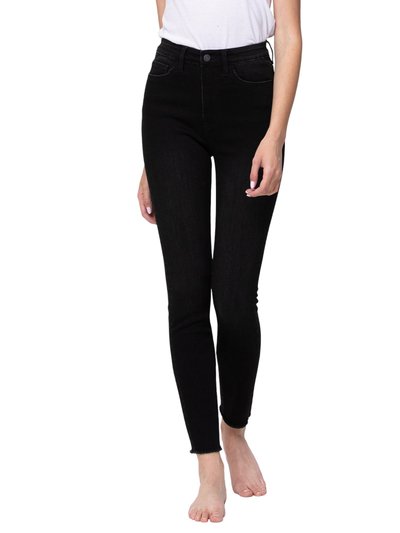 Vervet Denim Washed Black - Super High Rise Ankle Skinny Jeans product