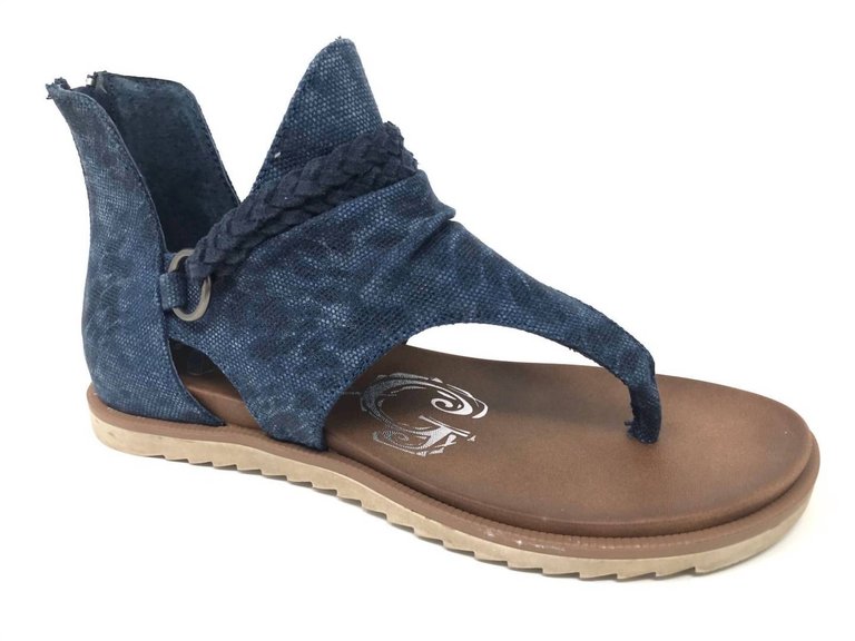 Sariah Sandals In Navy - Navy