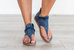 Sariah Sandals In Navy