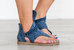 Sariah Sandals In Navy