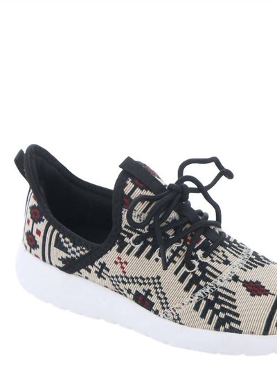 Very G Very G Women's Lupe Aztec Sneakers In Cream/black product