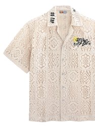 Solar Crochetd Shirt - White