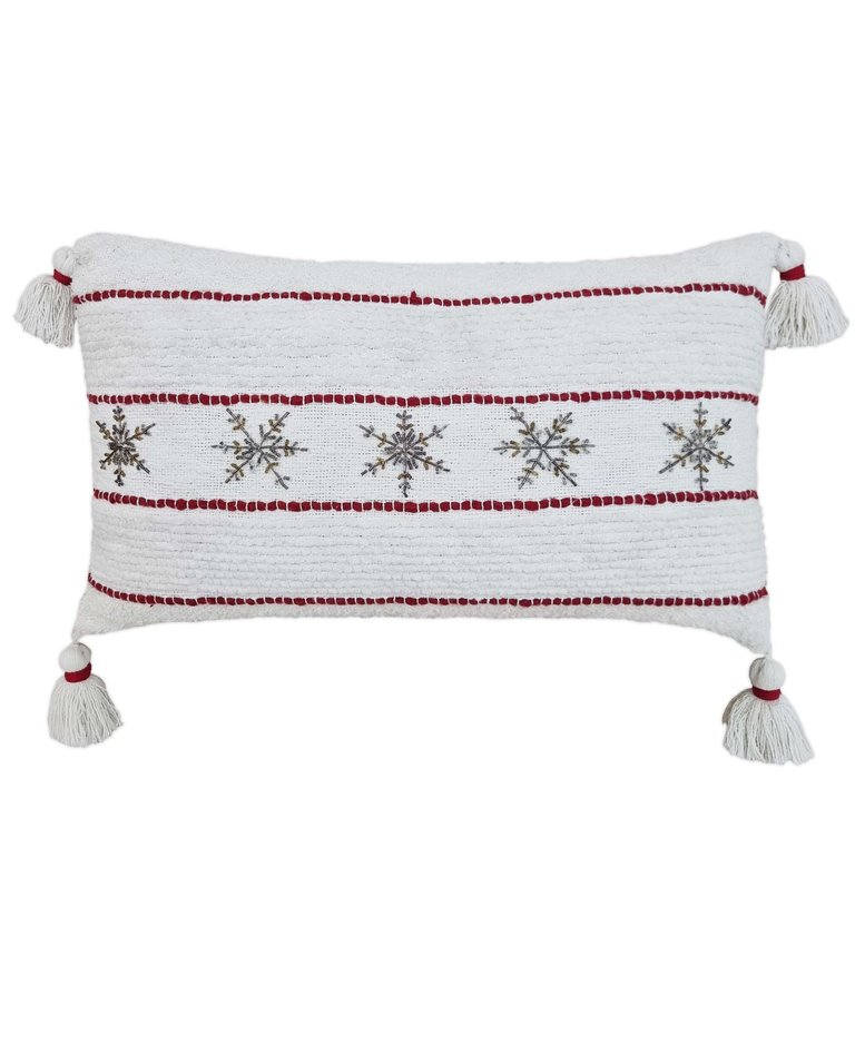 14" x 24" Christmas Decorative Pillow For Holidays - Multicolor