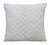 18"x18" White Indoor Outdoor Ogee Decorative Pillow - White