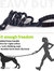5 Ft Thick Highly Reflective Dog Leash- Black
