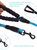 5 Ft Thick Highly Reflective Dog Leash- Blue