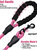 6 Ft Thick Highly Reflective Dog Leash-Pink