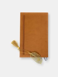 Feather Bookmark With Tassel Golden Finish Set Of 6