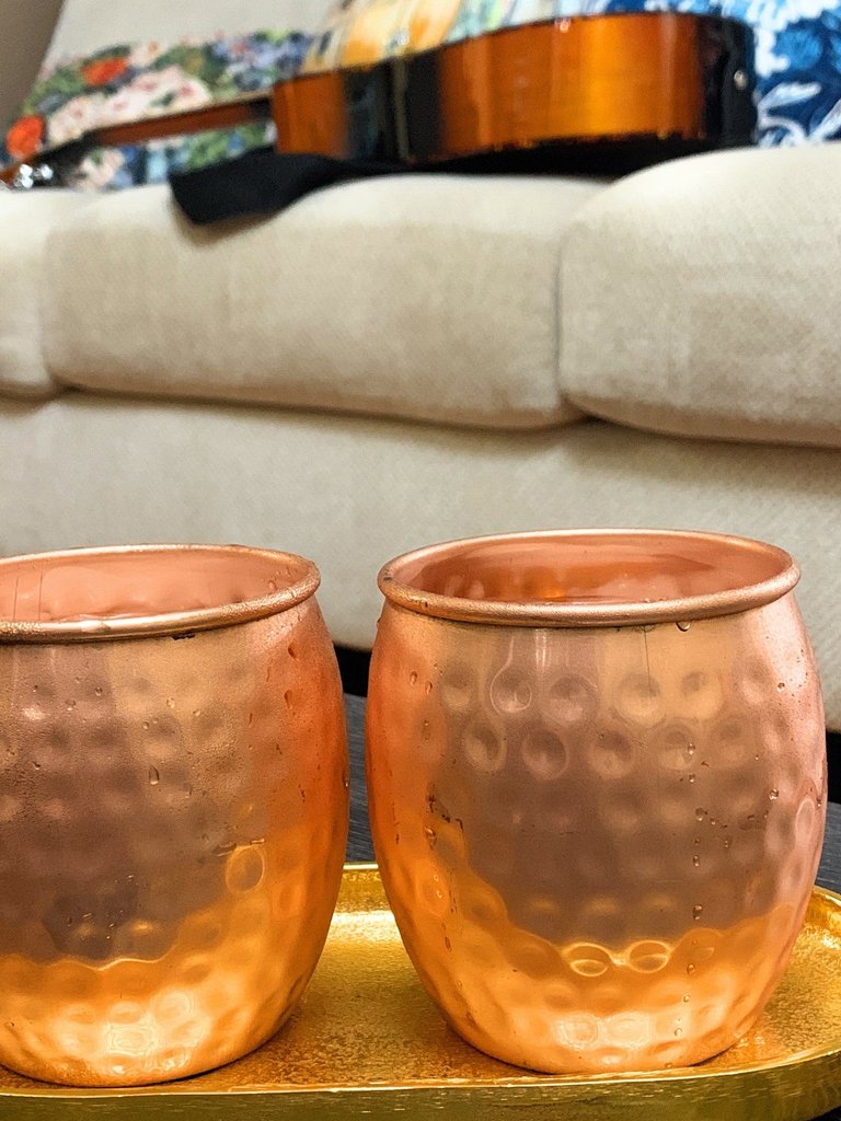 Handcrafted Moscow Mule Mugs, Set of 4