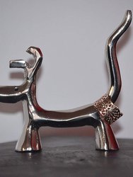 Vibhsa Dog Ring Holder (Silver Finish)