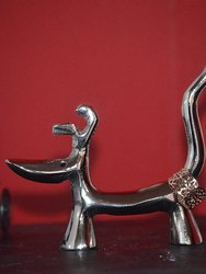 Vibhsa Dog Ring Holder (Silver Finish)