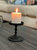 Vibhsa Pillar Candle Holder - Matte Black (4.5"H)