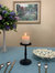 Vibhsa Pillar Candle Holder - Matte Black (7"H)