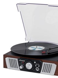 Lakeshore 5-in-1 Hybrid Bluetooth Turntable System - Espresso
