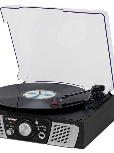 Victor Audio Lakeshore 5-in-1 Hybrid Bluetooth Turntable System product