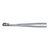 VIC-A.6142.3.10 Replacement Tweezers In Black - Small