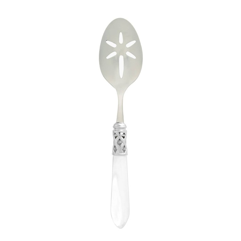 Aladdin Brilliant Slotted Serving Spoon - Clear