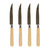 Albero Steak Knives - Set of 4 - Oak
