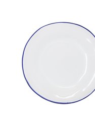 Aurora Edge Dinner Plate - White