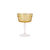 Barocco Coupe Champagne Glass - Amber