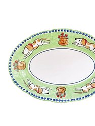 Campagna Cane Oval Platter