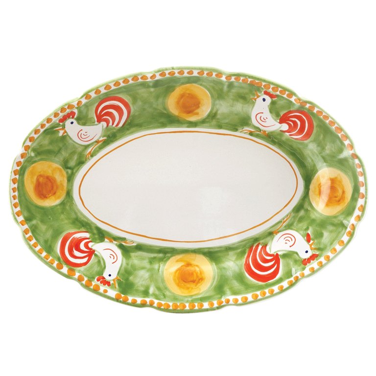 Campagna Gallina Oval Platter - Gallina