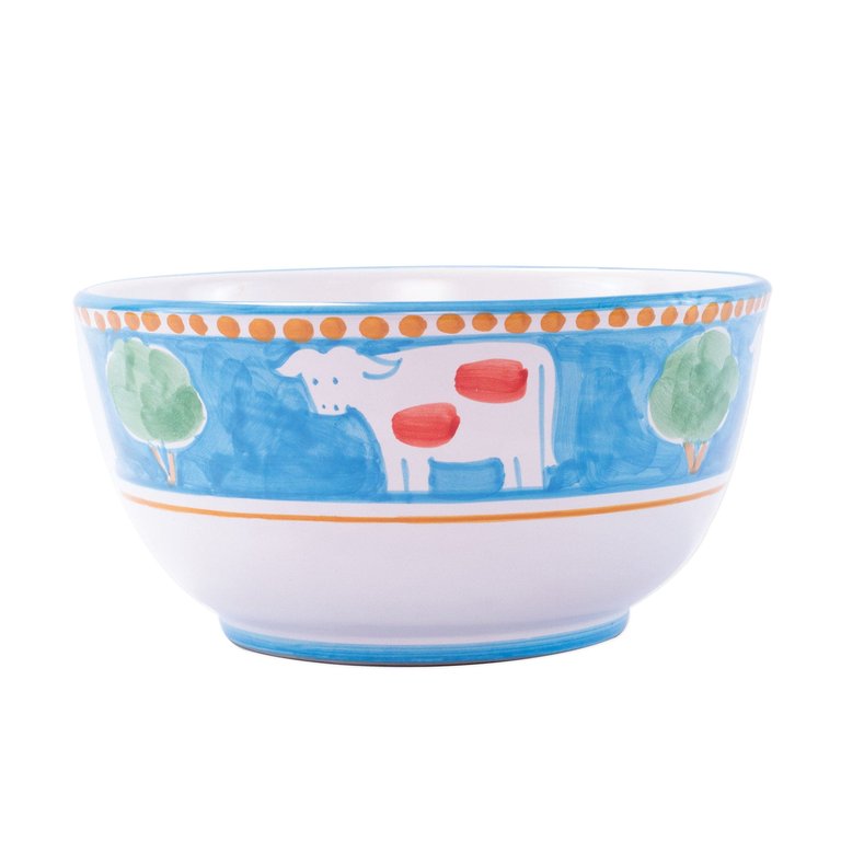 Campagna Mucca Deep Serving Bowl - Mucca