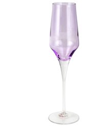 Contessa Champagne Glass - Lilac