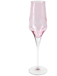 Contessa Champagne Glass - Pink
