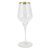 Contessa Gold Wine Glass