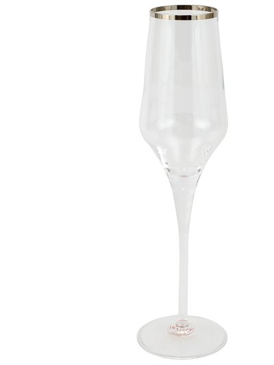 Vietri Contessa Platinum Champagne Glass product