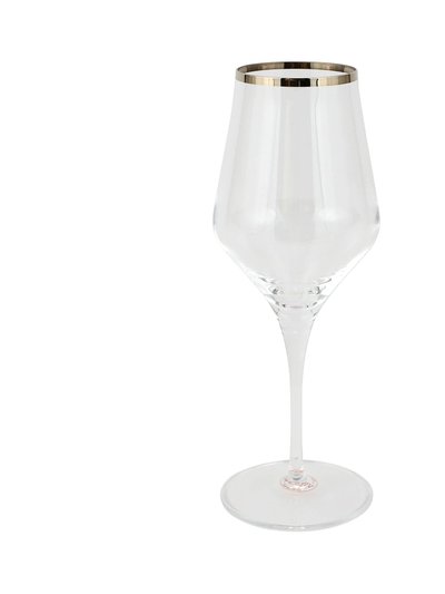 Vietri Contessa Platinum Water Glass product