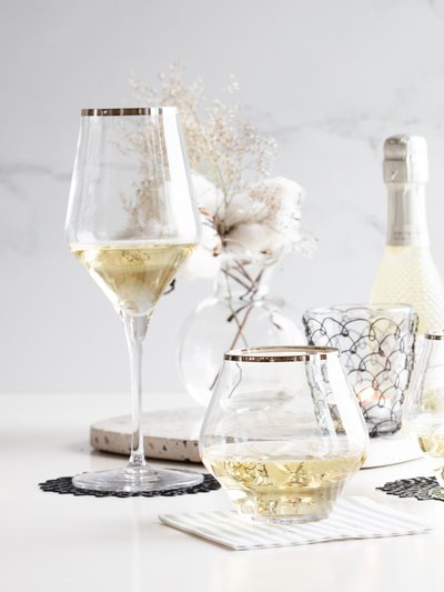 Vietri Contessa Platinum Wine Glass product