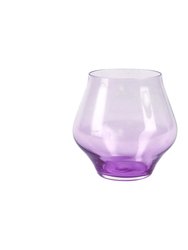 Contessa Stemless Wine Glass - Lilac