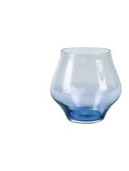 Contessa Stemless Wine Glass - Blue