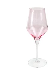 Contessa Water Glass - Pink