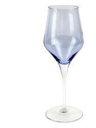 Contessa Wine Glass - Blue