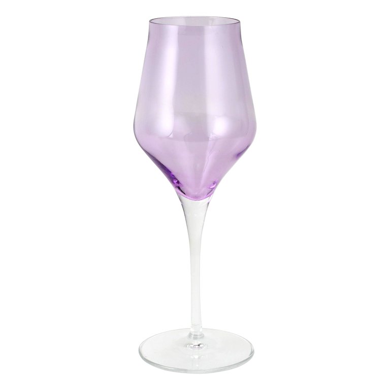 Contessa Wine Glass - Lilac