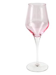 Contessa Wine Glass - Pink